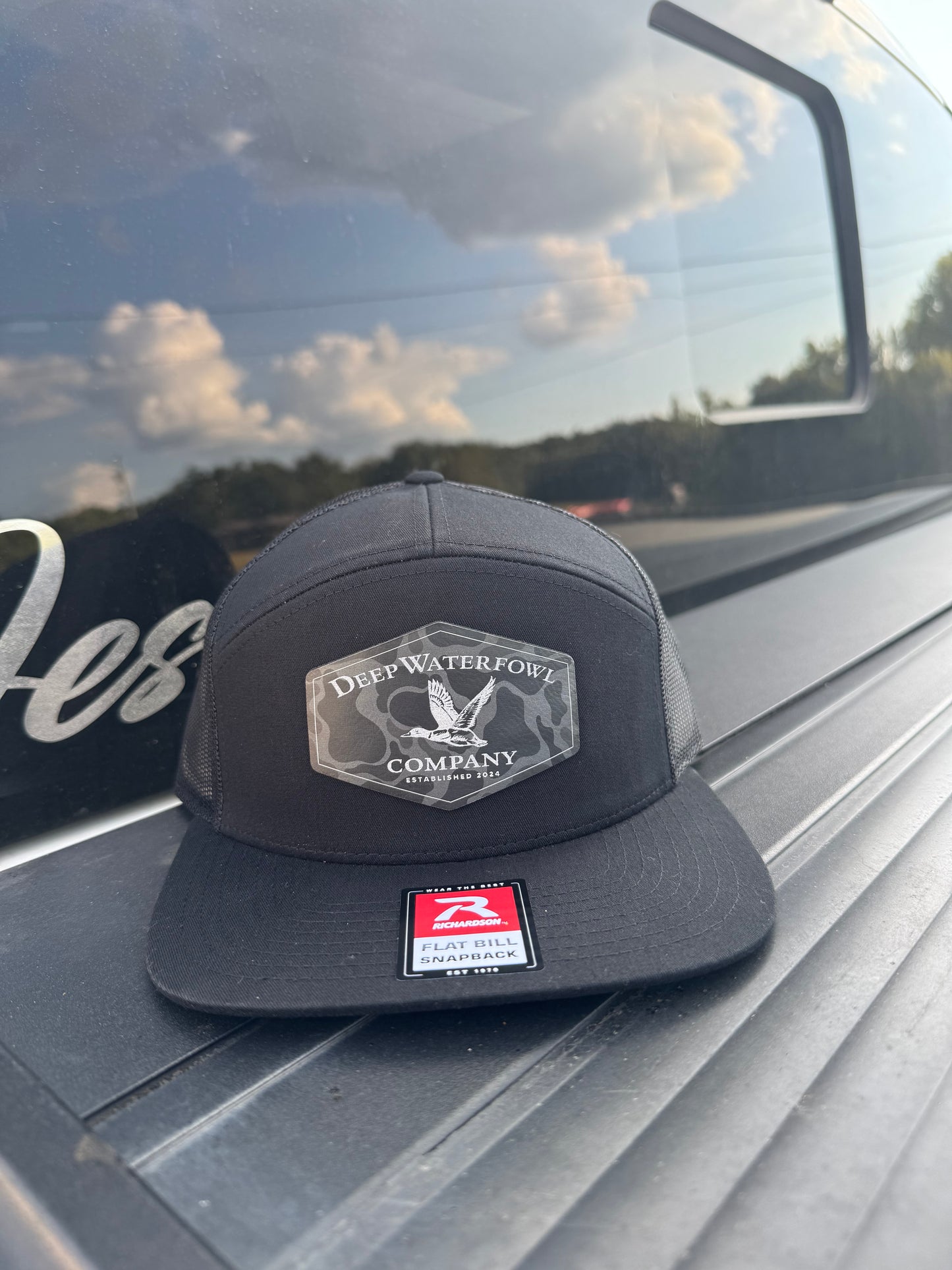 Black Camo | 7 Panel