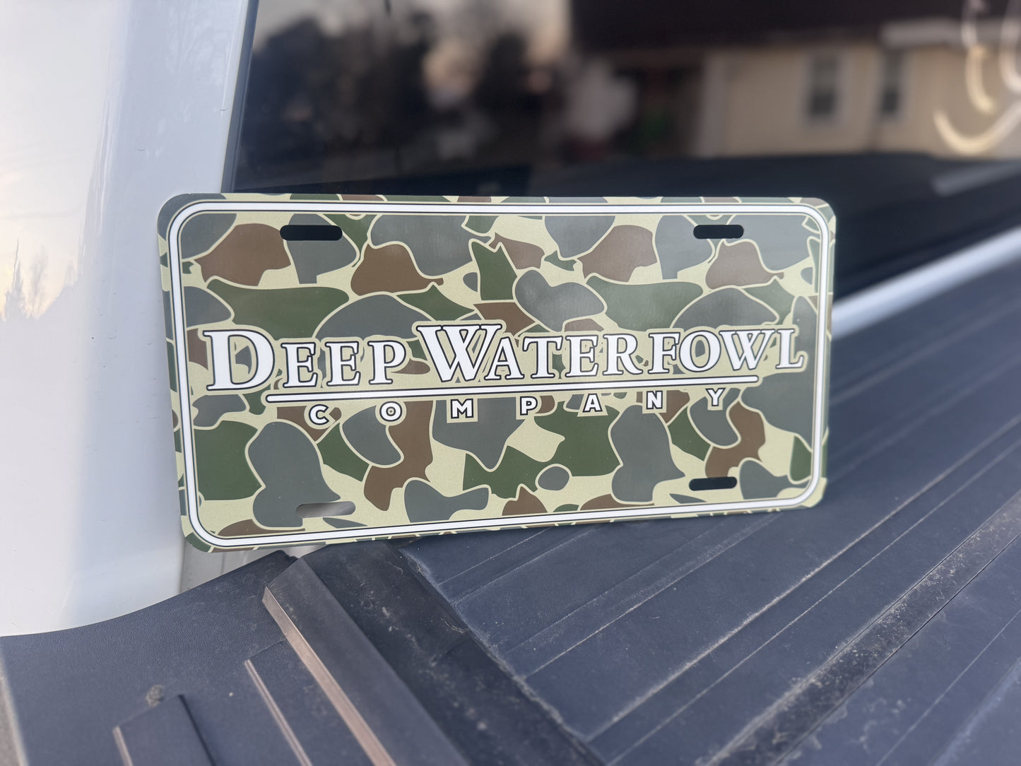 License Plate | Duck Camo
