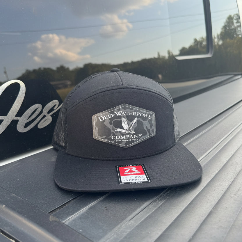 Black Camo | 7 Panel