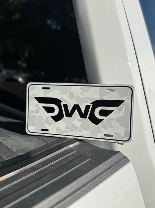 DWC Logo Plate White/Camo