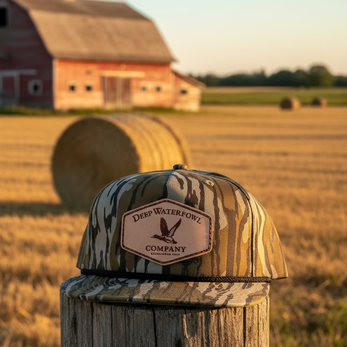 Bottomland | Leather Patch Hat