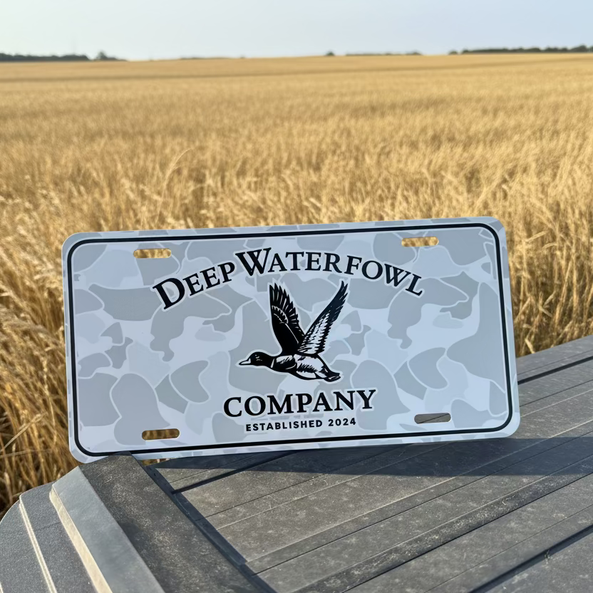 License Plate | Storm Camo