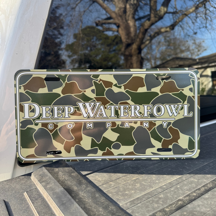 License Plate | Duck Camo