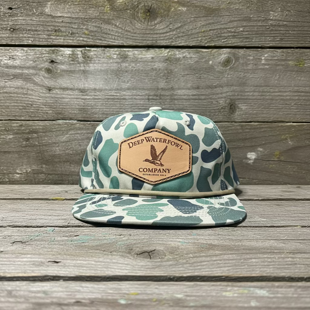 Marsh Camo| Leather Patch