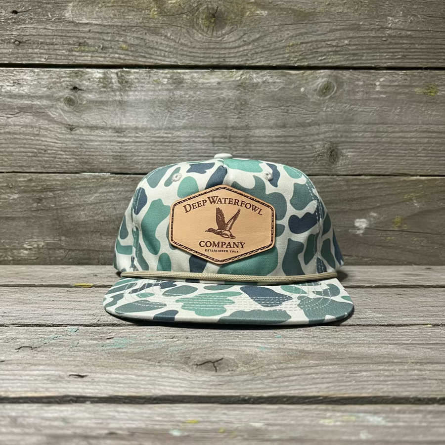 Marsh Camo| Leather Patch