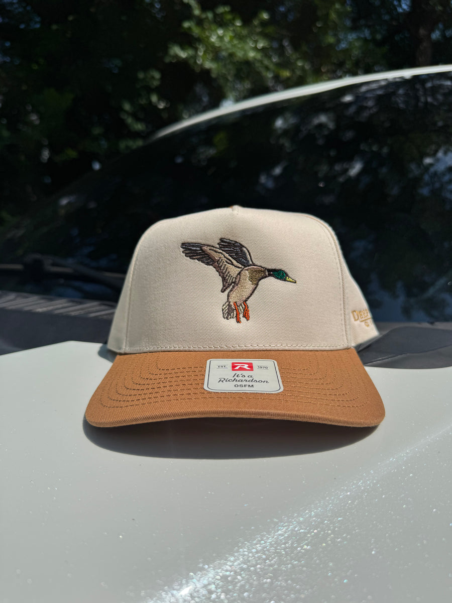 Mallard Trucker Hat | Cream Wheat
