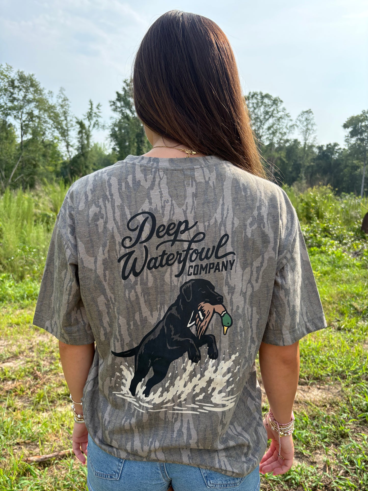 Mossy Oak Bottomland Breaking Water T