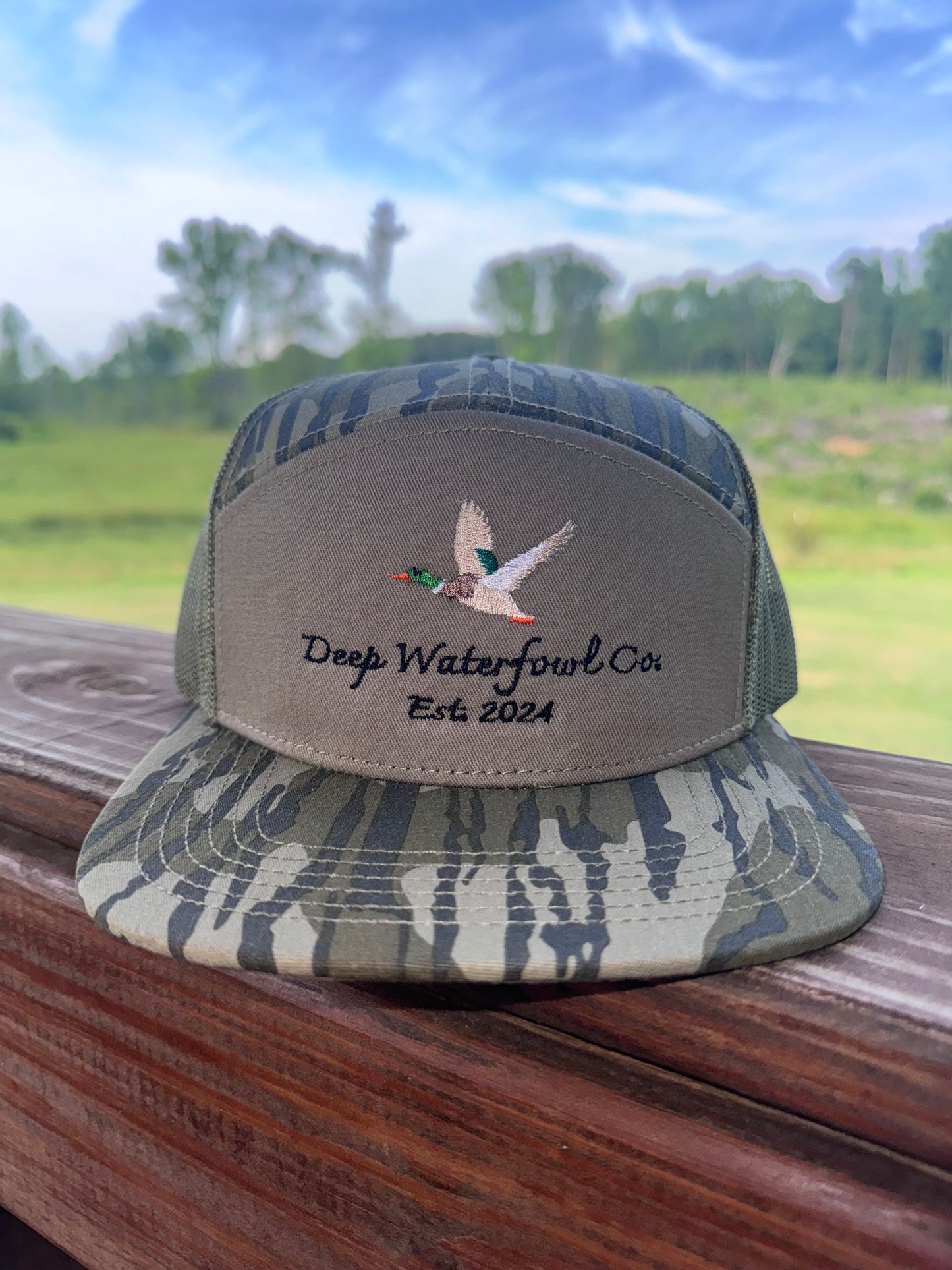 Waterfowl Original Bottomland Hat Avery Logo Waterfowl Equipment Greenhead Gear Oil Cloth Hat Bottomland Btml AWE