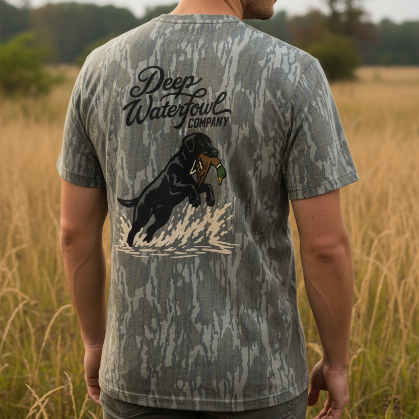 Mossy Oak Bottomland Breaking Water T